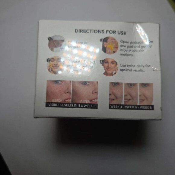 4 Pk Linktion Kojic Acid Turmeric Cleansing Pads, 200 pads total - Picture 4 of 6